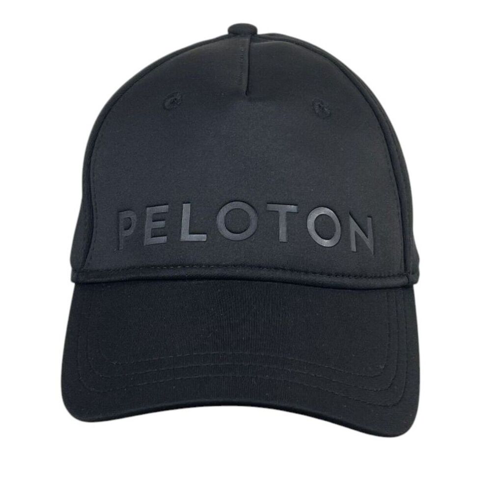 PELOTON Men's Cap BLACK Embossed Logo NWOT